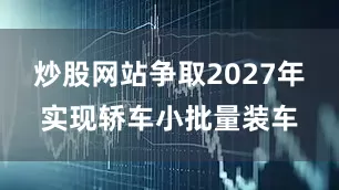 炒股网站争取2027年实现轿车小批量装车